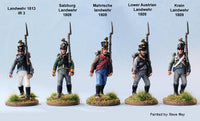 Perry Miniatures - AN 40 Austrian Napoleonic Infantry 1809-1814 - Khaki and Green Books