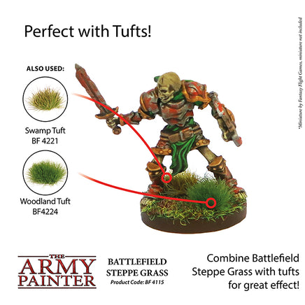 The Army Painter Basing : Steppe Grass - Khaki & Green Books
