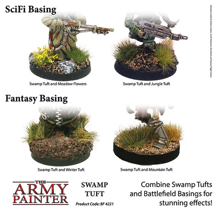 The Army Painter Battlefields : Swamp Tufts - Khaki & Green Books