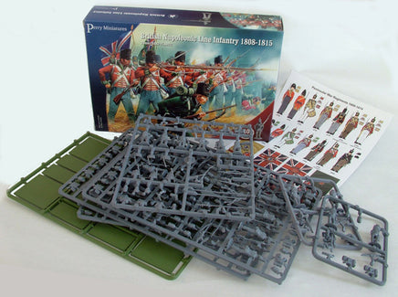 Perry Miniatures - BH1 Plastic British Napoleonic Line Infantry box set - Khaki and Green Books