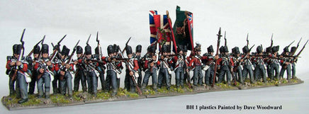 Perry Miniatures - BH1 Plastic British Napoleonic Line Infantry box set - Khaki and Green Books