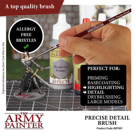 THE ARMY PAINTER HOBBY BRUSH - PRECISE DETAIL - Khaki and Green Books
