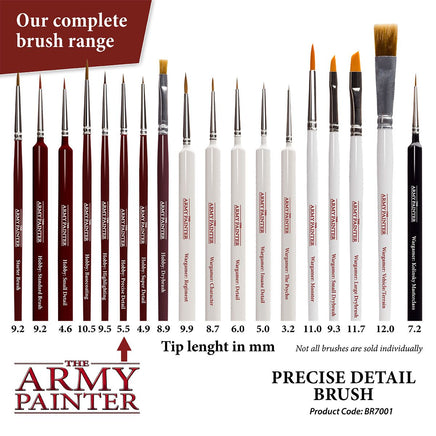 THE ARMY PAINTER HOBBY BRUSH - PRECISE DETAIL - Khaki and Green Books