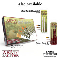 THE ARMY PAINTER WARGAMER BRUSH - LARGE DRYBRUSH - Khaki and Green Books