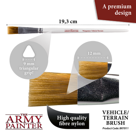 THE ARMY PAINTER WARGAMER BRUSH - VEHICLE & SCENERY - Khaki and Green Books
