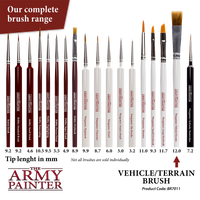 THE ARMY PAINTER WARGAMER BRUSH - VEHICLE & SCENERY - Khaki and Green Books