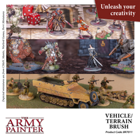 THE ARMY PAINTER WARGAMER BRUSH - VEHICLE & SCENERY - Khaki and Green Books