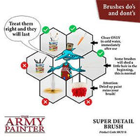 THE ARMY PAINTER HOBBY BRUSH - SUPER DETAIL - Khaki and Green Books