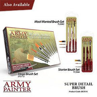THE ARMY PAINTER HOBBY BRUSH - SUPER DETAIL - Khaki and Green Books