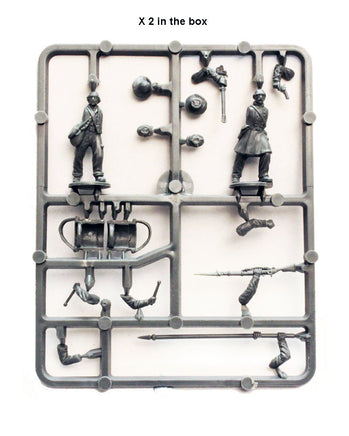 Perry Miniatures - ACW 80 American Civil War Confederate Infantry 1861-65 - Khaki and Green Books