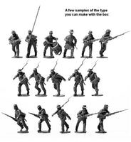 Perry Miniatures - ACW 80 American Civil War Confederate Infantry 1861-65 - Khaki and Green Books