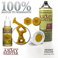 The Army Painter Colour Primer Spray - Desert Yellow - Khaki & Green Books