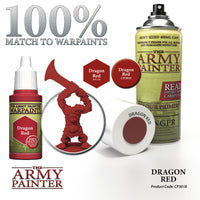 The Army Painter Colour Primer Spray - Dragon Red - Khaki & Green Books