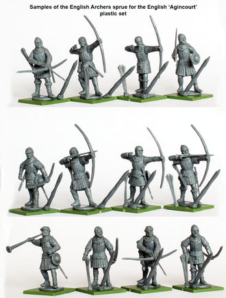 PERRY MINIATURES - AO40 - AGINCOURT THE ENGLISH ARMY 1415-1429 - Khaki and Green Books