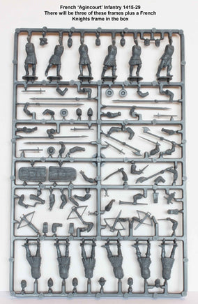 PERRY MINIATURES - AO 50 FRENCH INFANTRY 1415-1429 - Khaki and Green Books