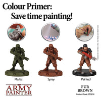 The Army Painter Colour Primer Spray - Fur Brown - Khaki & Green Books