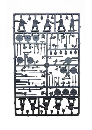 GRIPPING BEAST PLASTIC VIKING HIRDMEN - Khaki and Green Books