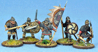GRIPPING BEAST PLASTIC VIKING HIRDMEN - Khaki and Green Books