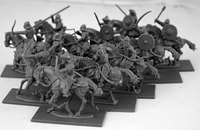 GRIPPING BEAST PLASTIC ARAB HEAVY CAVALRY - Khaki and Green Books