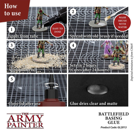 The Army Painter Battlefields Basing Glue - Khaki and Green Books