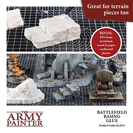The Army Painter Battlefields Basing Glue - Khaki and Green Books
