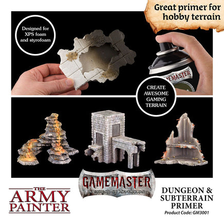 THE ARMY PAINTER GAMEMASTER - TERRAIN PRIMER DUNGEONS & SUBTERRAIN - Khaki and Green Books