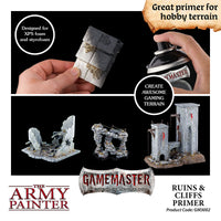 The Army Painter - GameMaster Ruins & Cliff Terrain Primer - Khaki & Green Books