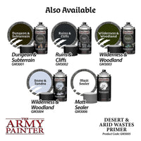 The Army Painter - GameMaster Desert & Arid Waste Terrain Primer - Khaki & Green Books