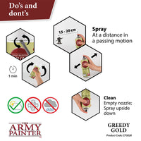 THE ARMY PAINTER - COLOUR PRIMER - GREEDY GOLD
