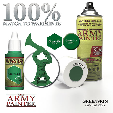 The Army Painter Colour Primer Spray - Greenskin - Khaki & Green Books