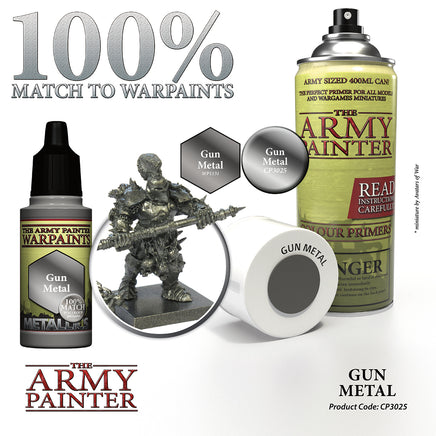 The Army Painter Colour Primer Spray - Gun Metal - Khaki & Green Books