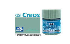 Mr. Hobby Aqueous Semi-Gloss Sky H-74 - Khaki and Green Books