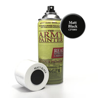 The Army Painter Base Primer Spray - Matt Black - Khaki & Green Books