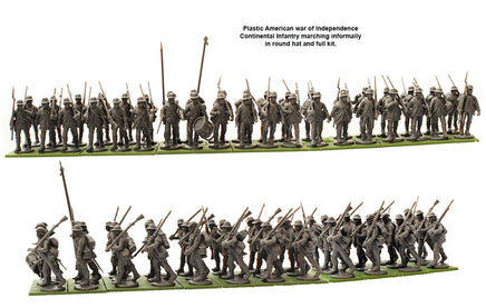 Perry Miniatures - AW 250 American War of Independence - Continental Infantry 1776-1783 - Khaki and Green Books