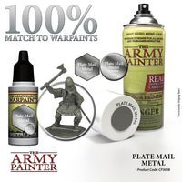 The Army Painter Colour Primer Spray - Plate Mail Metal - Khaki & Green Books