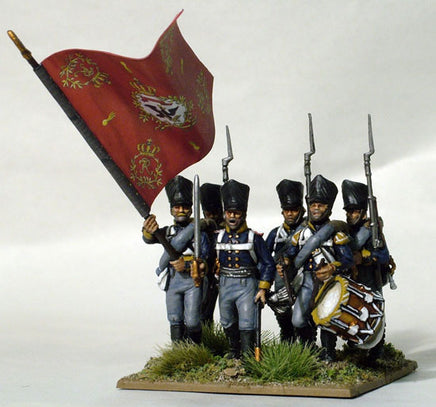 Perry Miniatures - PN1 Plastic Napoleonic Prussian Line Infantry 1813 - 1815 - Khaki and Green Books