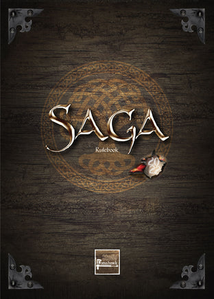 SAGA RULEBOOK - 2ND EDITION - Khaki and Green Books