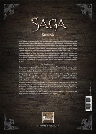 SAGA RULEBOOK - 2ND EDITION - Khaki and Green Books