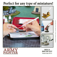 The Army Painter Wargames Mega Brush Set - Khaki & Green Books