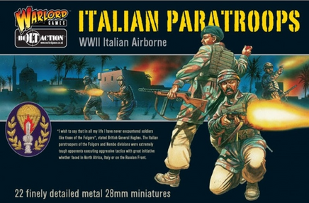Bolt Action - Italian Paratroopers Infantry - Khaki and Green Books