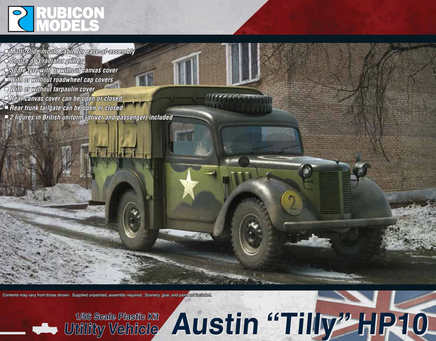 RUBICON MODELS - AUSTIN TILLY HP10 UTILITY VEHICLE - Khaki and Green Books
