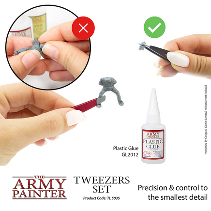 THE ARMY PAINTER - TWEEZERS SET - Khaki and Green Books