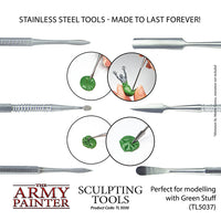 The Army Painter -  Hobby Sculpting Tools - Khaki & Green Books