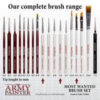 The Army Painter Wargamers Most Wanted Brush Set - Khaki & Green Books
