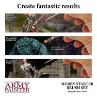The Army Painter Hobby Starter Brush Set - Khaki & Green Books