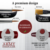 The Army Painter Hobby Starter Brush Set - Khaki & Green Books