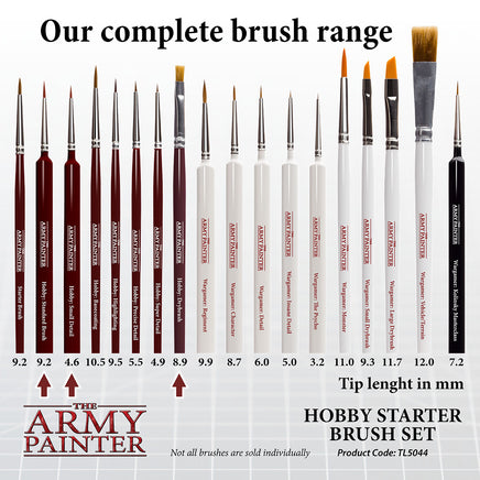 The Army Painter Hobby Starter Brush Set - Khaki & Green Books