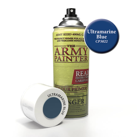 The Army Painter Colour Primer Spray - Ultramarine Blue - Khaki & Green Books