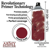 The Army Painter Colour Primer Spray - Ultramarine Blue - Khaki & Green Books
