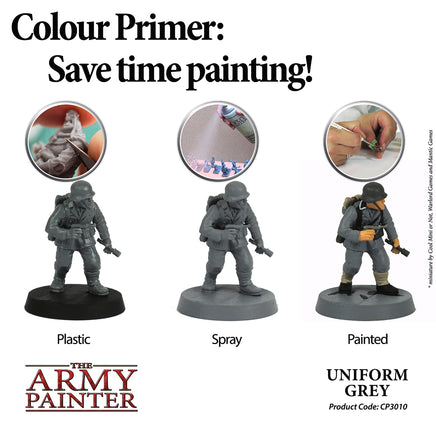 The Army Painter Colour Primer Spray - Uniform Grey - Khaki & Green Books